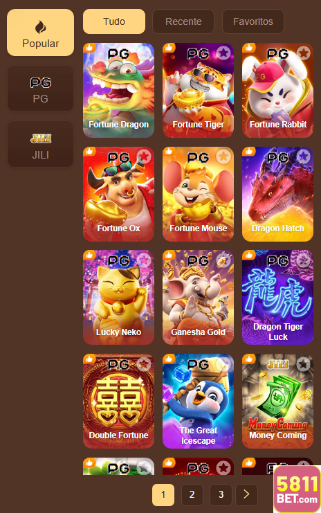 Jogos Certificados 5811bet.com