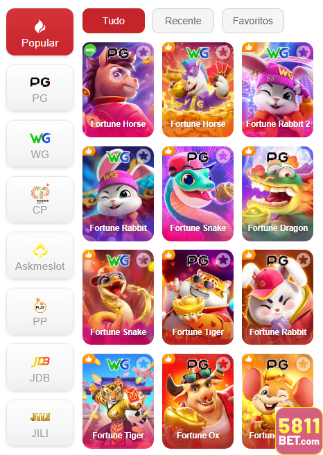 Experiência de Jogos 5811bet.com